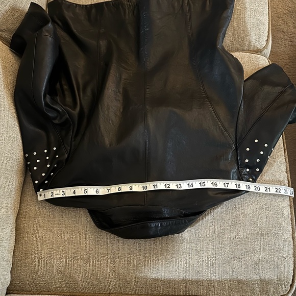 COPY - Wilson’s Black Studded Genuine Leather Moto Jacket. EXTRA Large - Picture 14 of 14